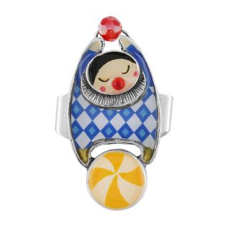 Bague Tohu-bohu Couleur Argent Bleu
