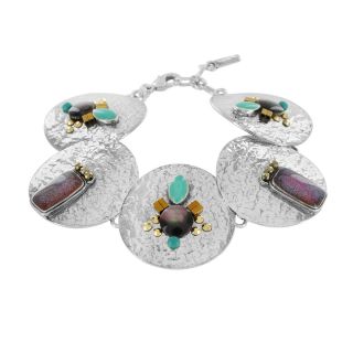 Bracelet Celeste Couleur Argent Bleu