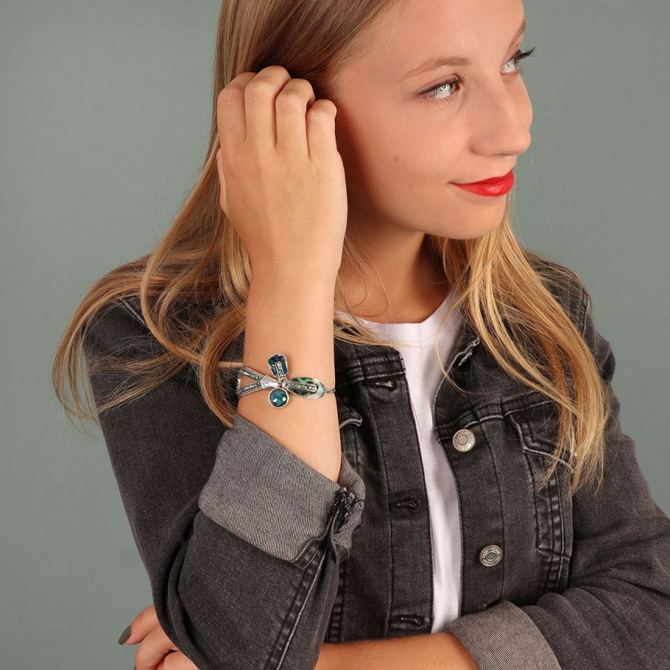 Bracelet Lila Couleur Argent Bleu Taratata Bijoux Fantaisie en ligne 4