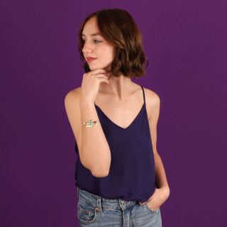 Bracelet Pia-pia Couleur Dore Multi