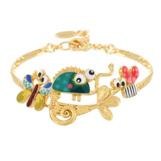 Bracelet Virevolte Couleur Dore Multi