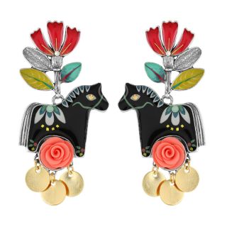 Clips Folk Couleur Argent Multi