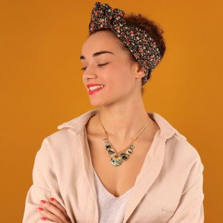 Collier Glaneuse Couleur Dore Multi