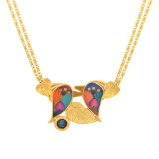 Collier Zouzou Couleur Dore Multi
