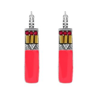 Dormeuses Blush Couleur Argent Rose