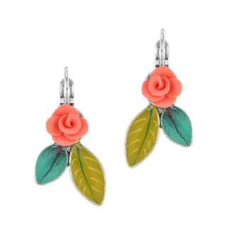 Dormeuses Folk Couleur Argent Multi