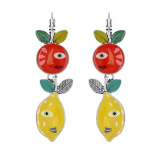 Dormeuses Smoothie Couleur Argent Multi