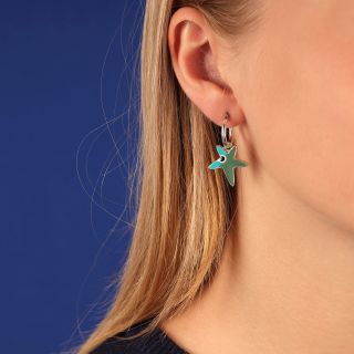 Puces Fragment Couleur Argent Vert